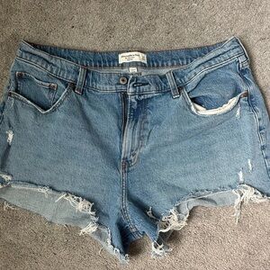 Denim Distressed Women Shorts
